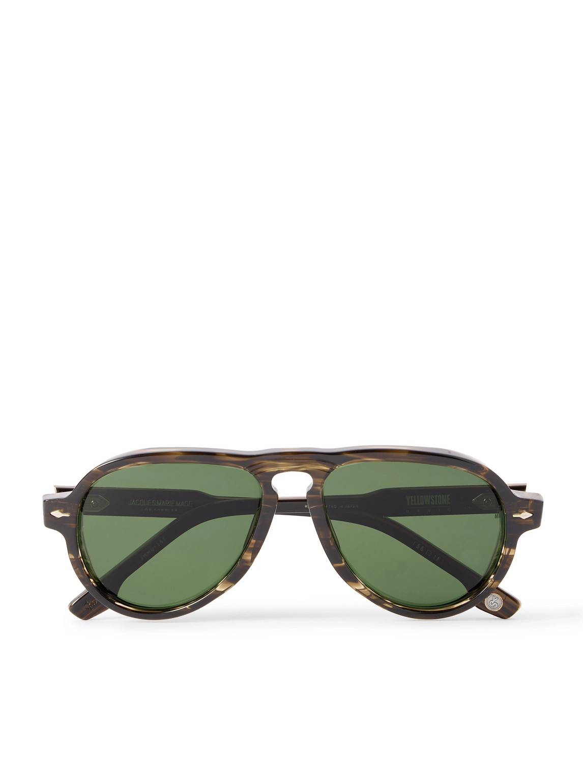 Jacques Marie Mage Yellowstone Forever Montana D-frame Tortoiseshell Acetate Sunglasses In Brown