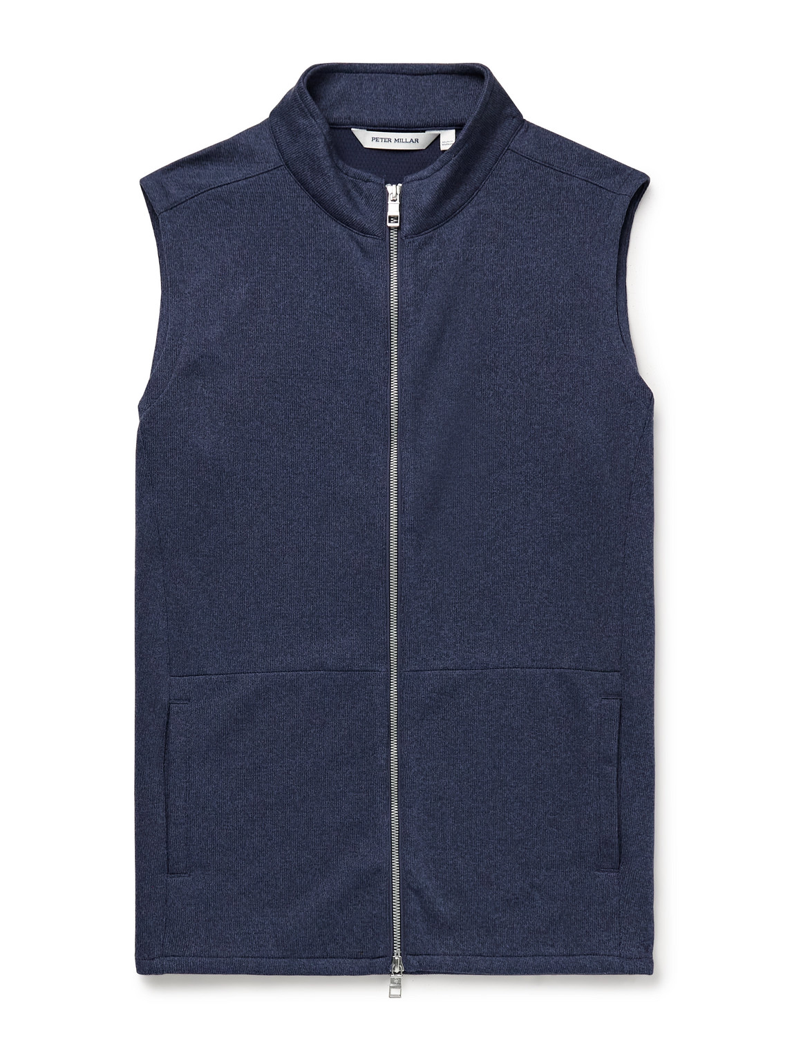 Peter Millar Crown Stretch Recycled-jersey Gilet In Blue