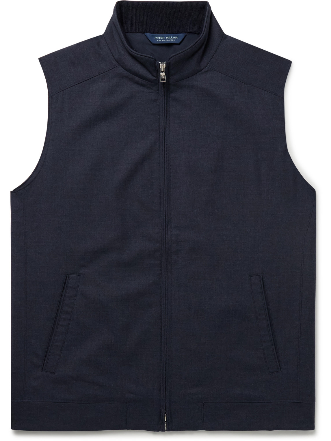 Peter Millar Excursionist Lite Padded Wool Gilet In Blue