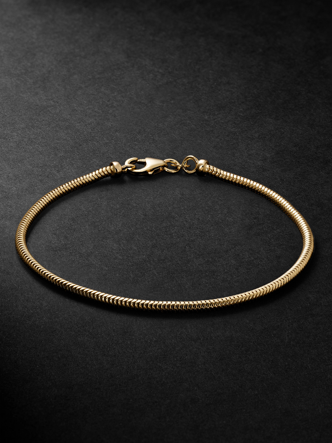 Windsor 14-karat Gold Snake Chain Bracelet