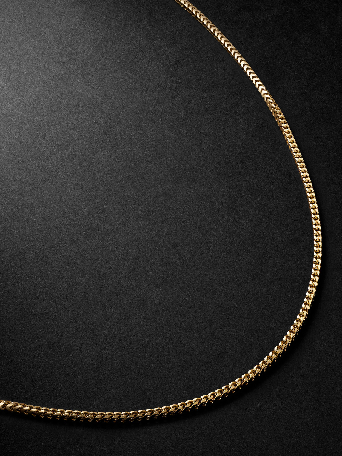 Windsor 14-karat Gold Curb Chain Necklace