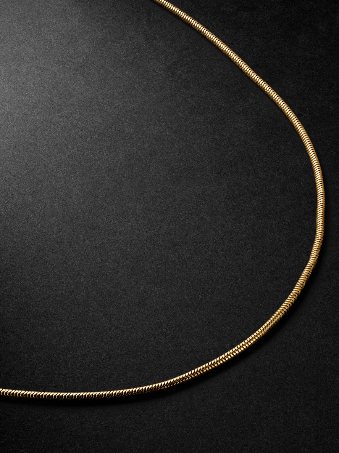 Windsor 14-karat Gold Snake Chain Necklace