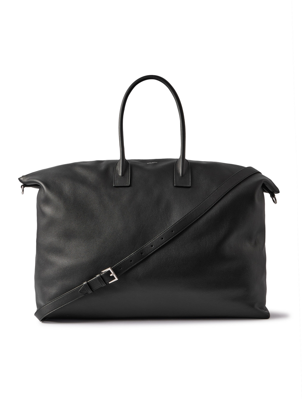 Saint Laurent Bowling Giant Full-Grain Leather Weekend Bag - Men
