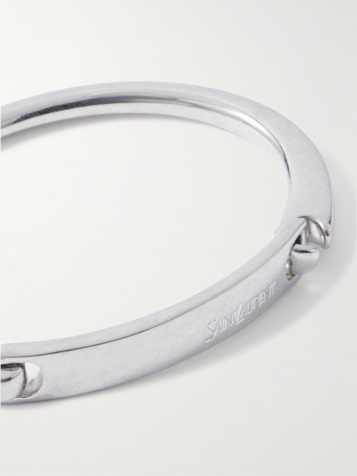 Saint Laurent Silver-tone Bracelet In Silver