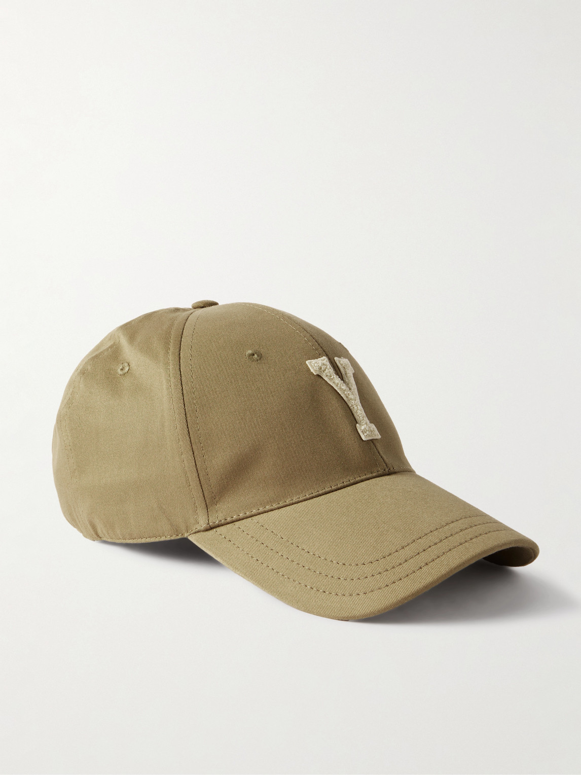 Saint Laurent Logo-Appliquéd Cotton-Twill Baseball Cap - Men