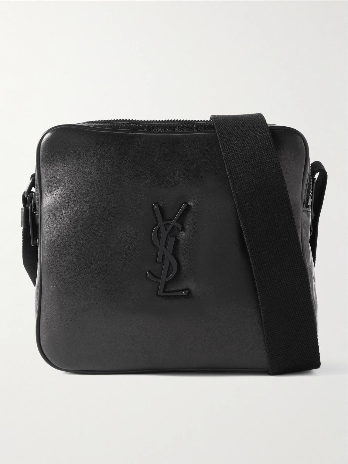 Saint Laurent Niki Cube Logo-Embellished Leather Camera Bag - Men