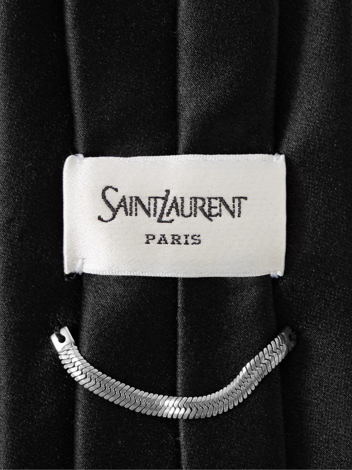  Saint Laurent - 5.5cm Silk-satin Tie - Men - Black - L 