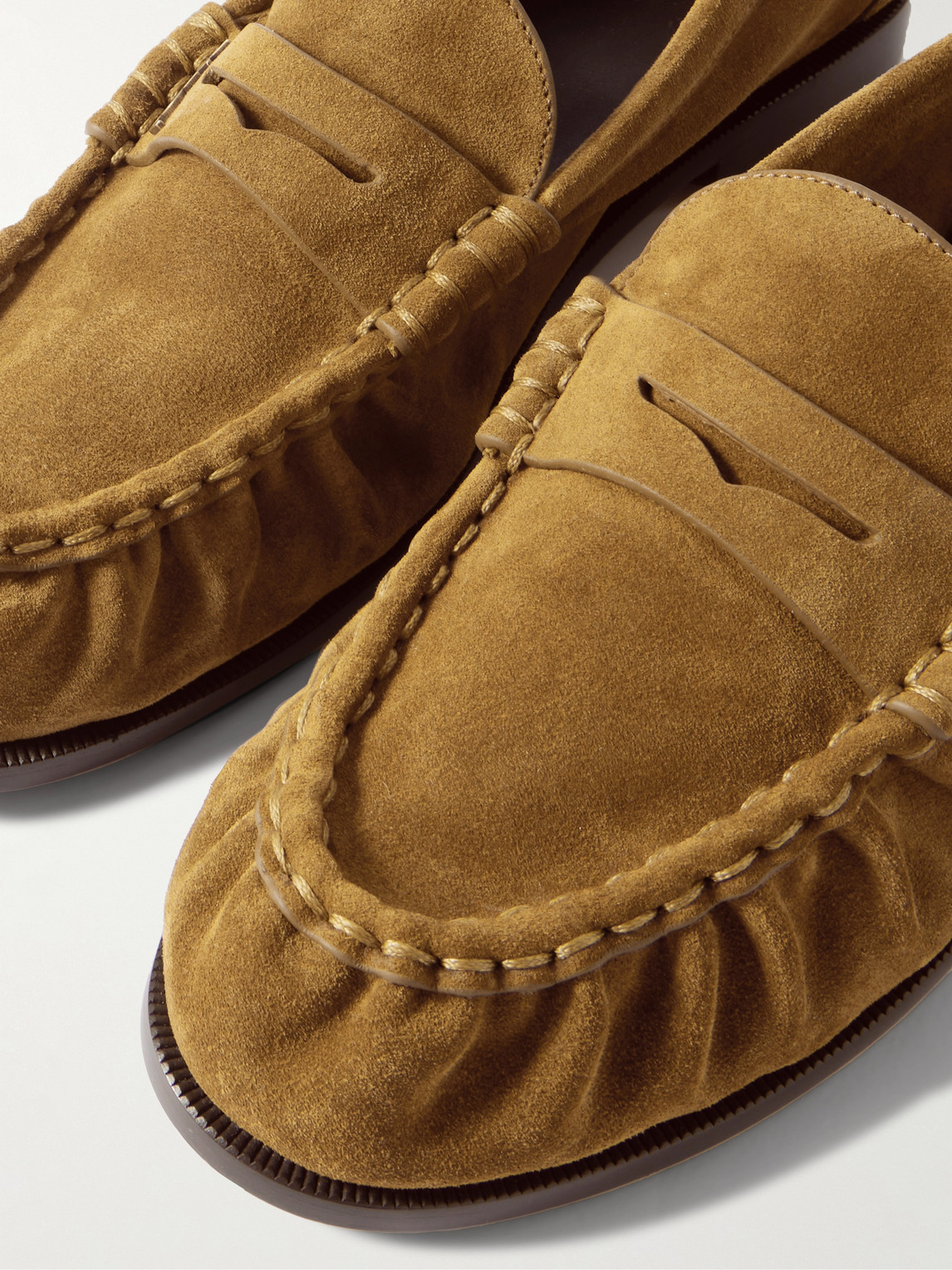 Saint Laurent Le Loafer Mocassins In Brown