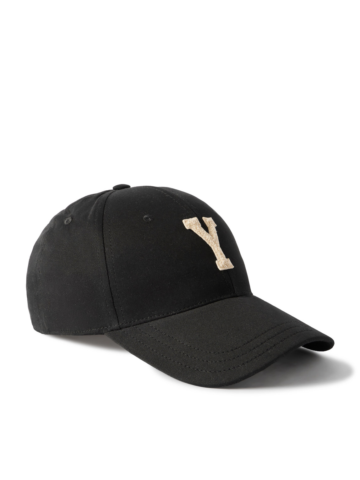 Logo-Appliquéd Cotton-Twill Baseball Cap