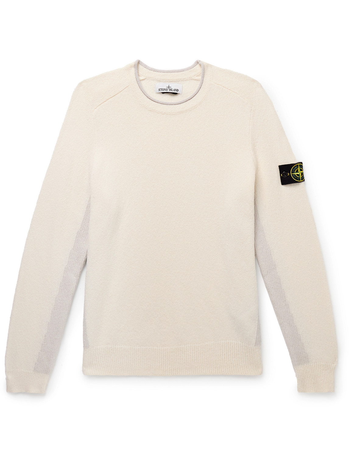 Stone Island Organic Cotton Sweater In White