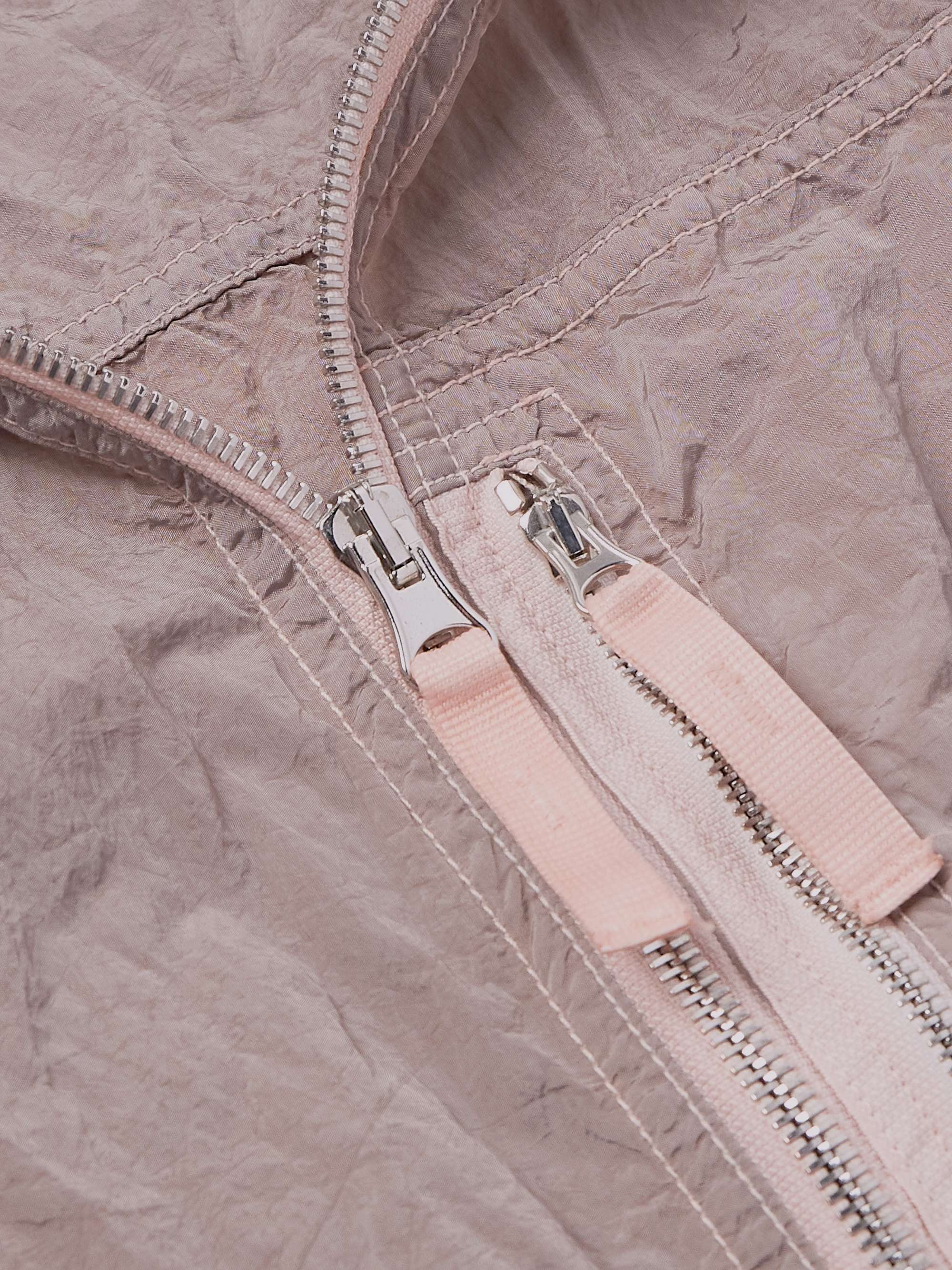 STONE ISLAND Logo-Appliquéd Garment-Dyed ECONYL® Overshirt