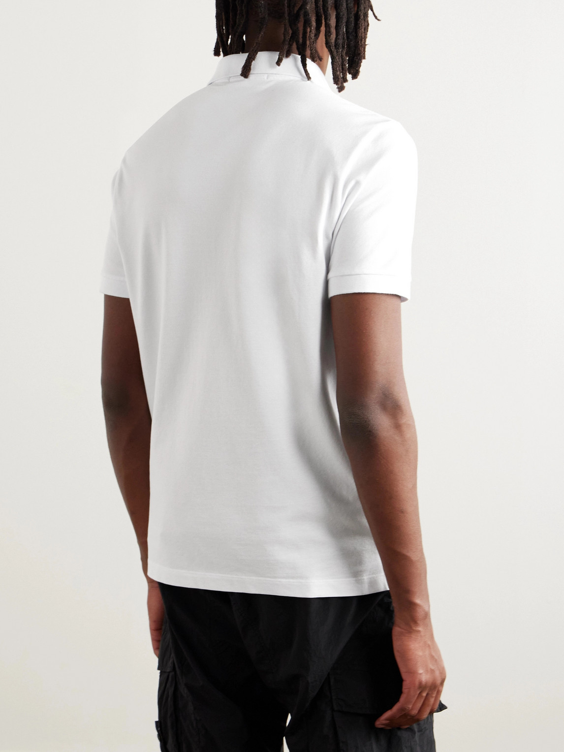 Stone Island Polo Shirt In White