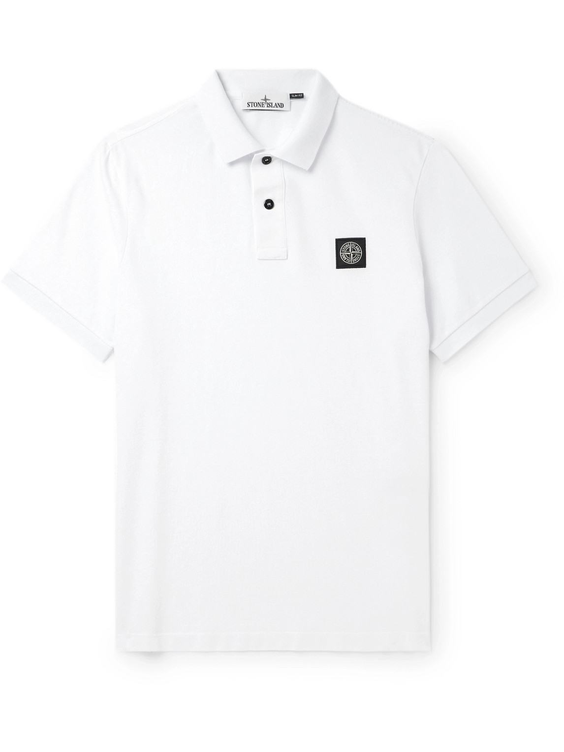 Stone Island Polo Shirt In White