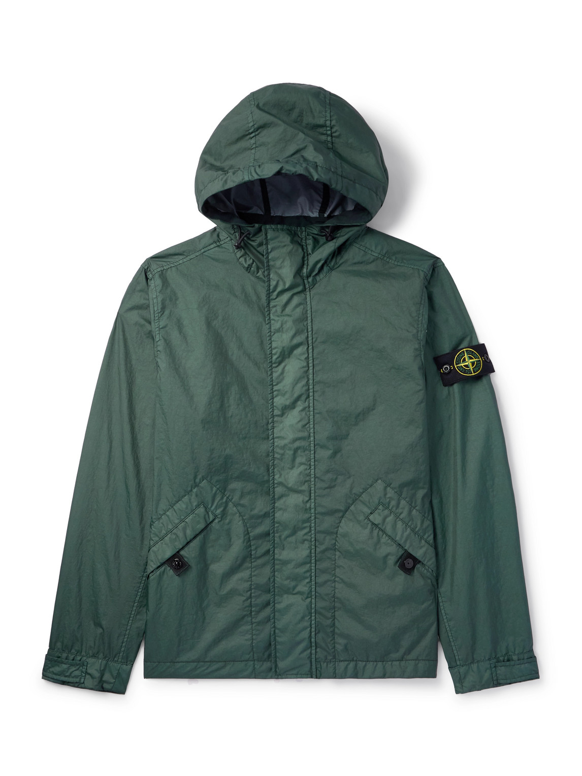 Stone Island - Logo-Appliquéd Membrana 3L TC Hooded Jacket