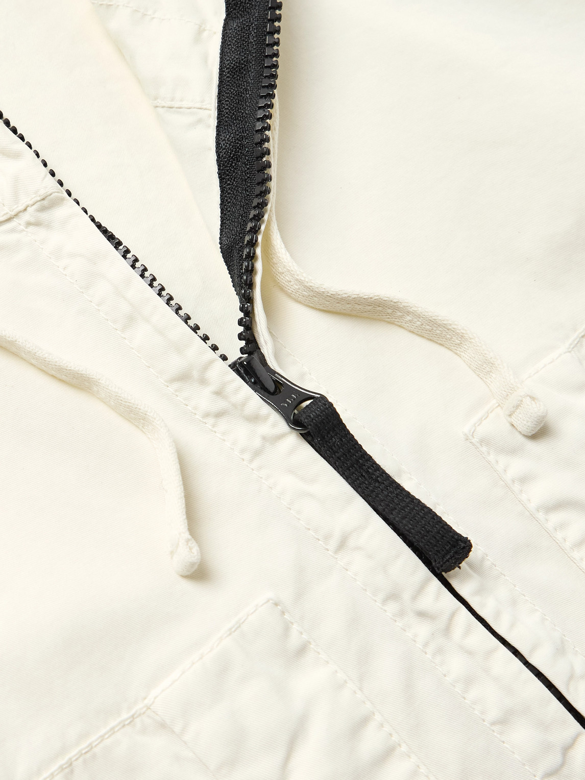 Stone Island – Logo-Appliquéd Garment-Dyed Supima Cotton-Blend Twill Hooded  Jacket