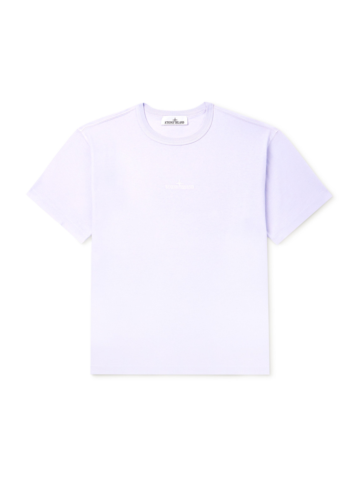 Logo-Embroidered Garment-Dyed Organic Cotton-Jersey T-Shirt