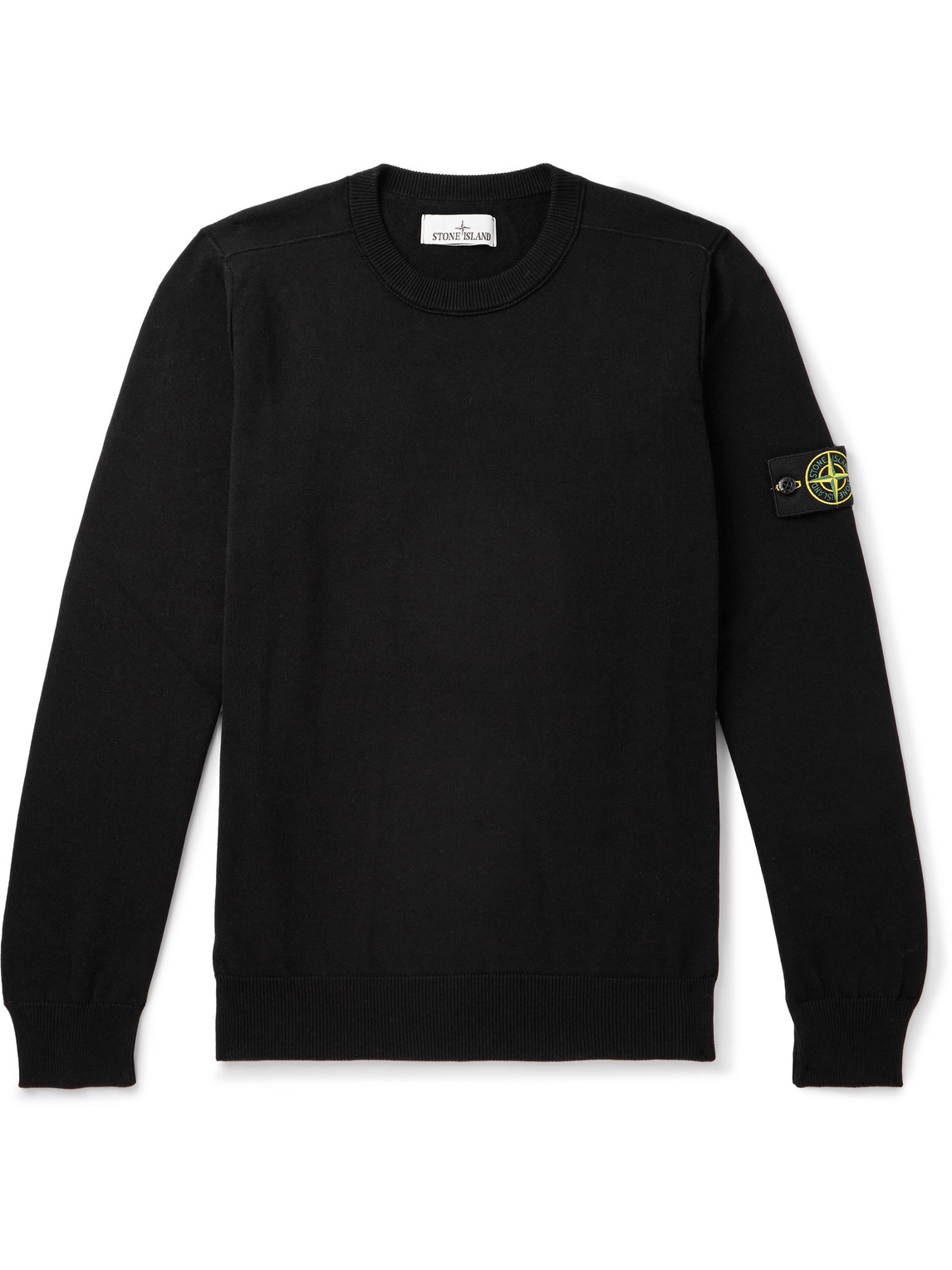 Stone Island – Logo-Appliquéd Cotton Sweater