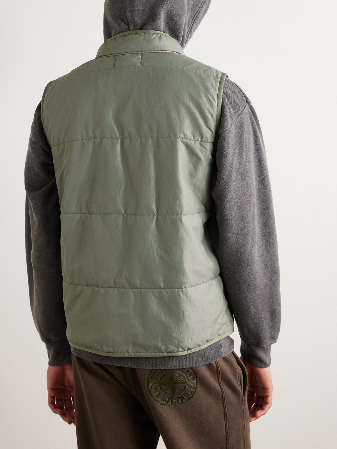 Stone Island G100012 Run-proof Nylon Mesh-tc In Green