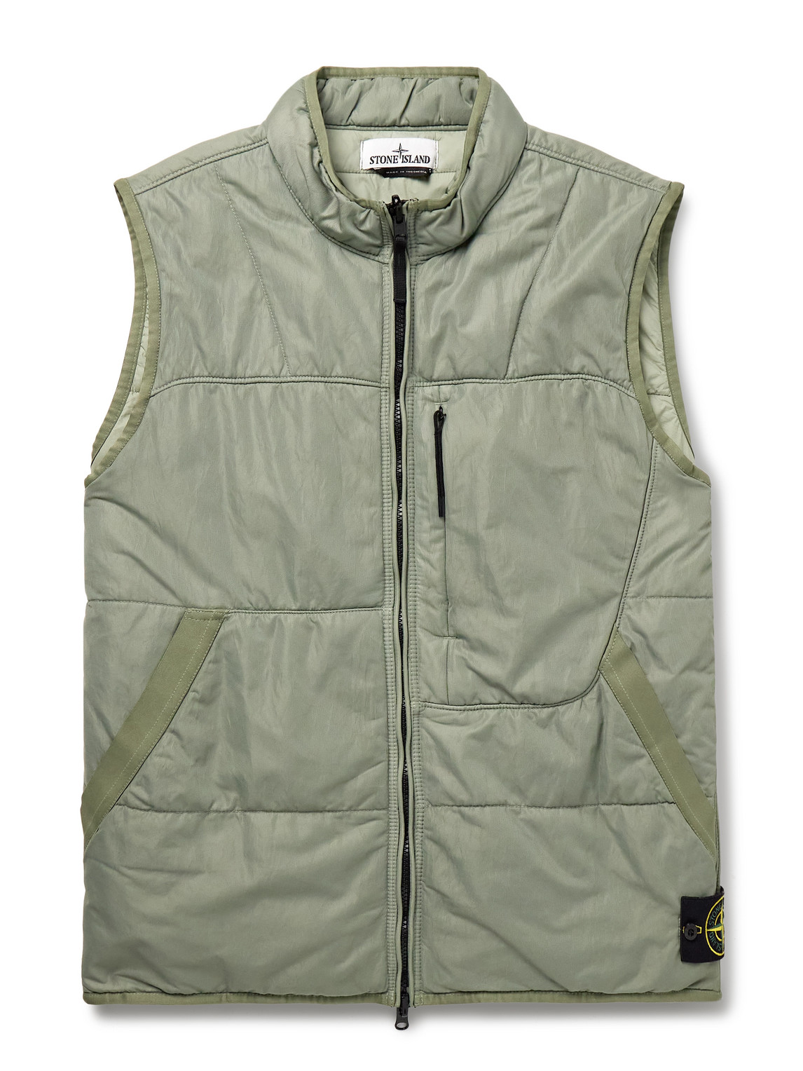 Stone Island G100012 Run-proof Nylon Mesh-tc In Green