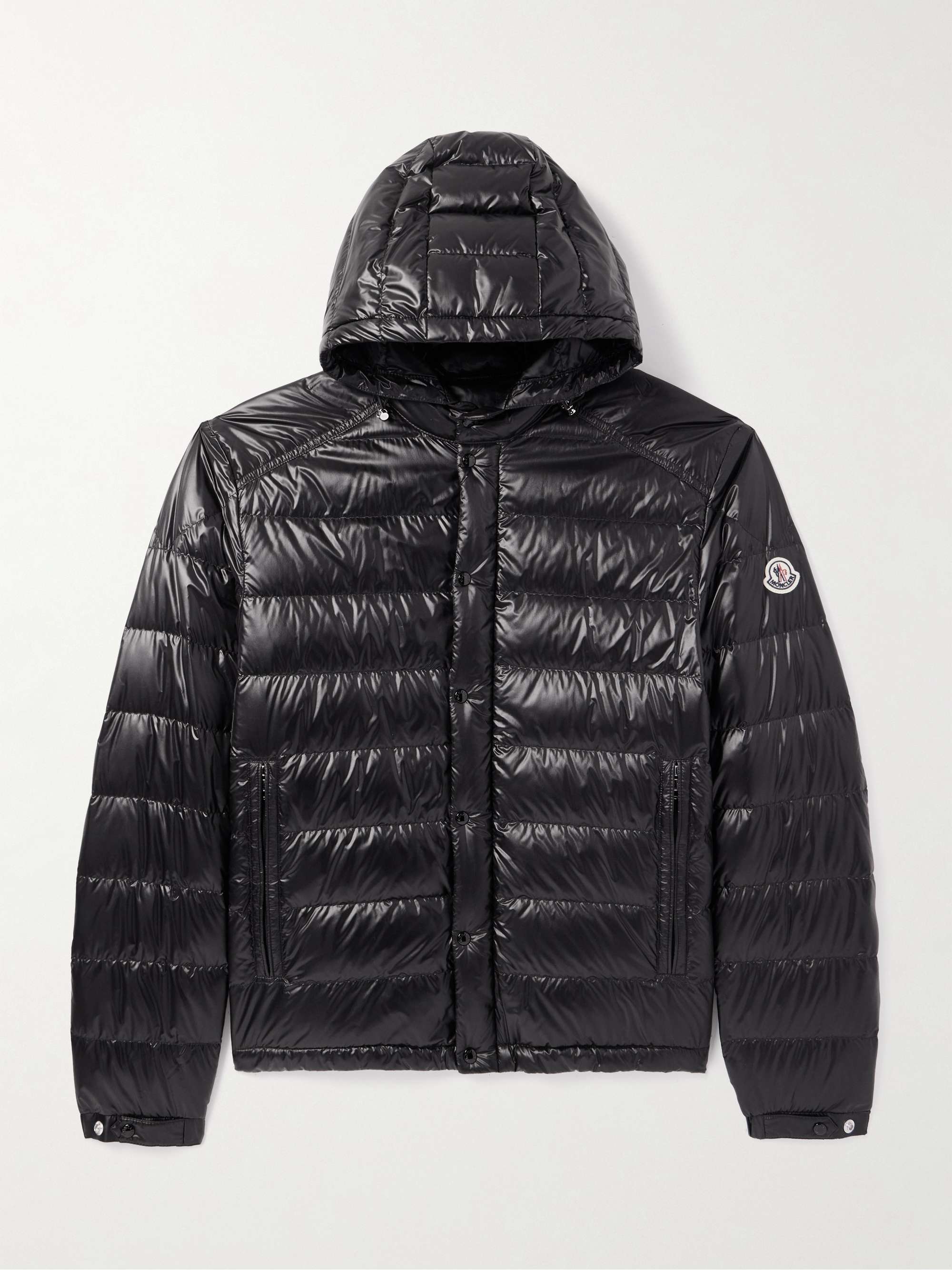 Moncler shiny jacket mens sales