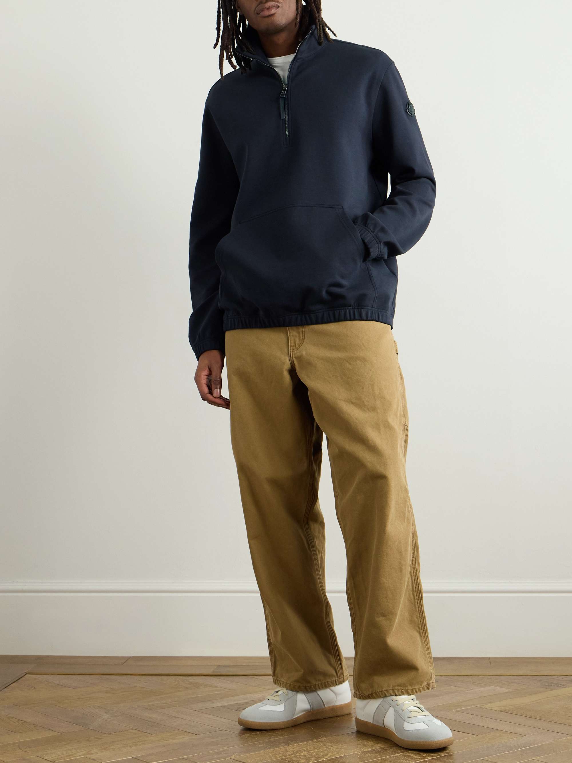 MISSONI Cotton-Jersey Half-Zip Sweatshirt for Men | MR PORTER