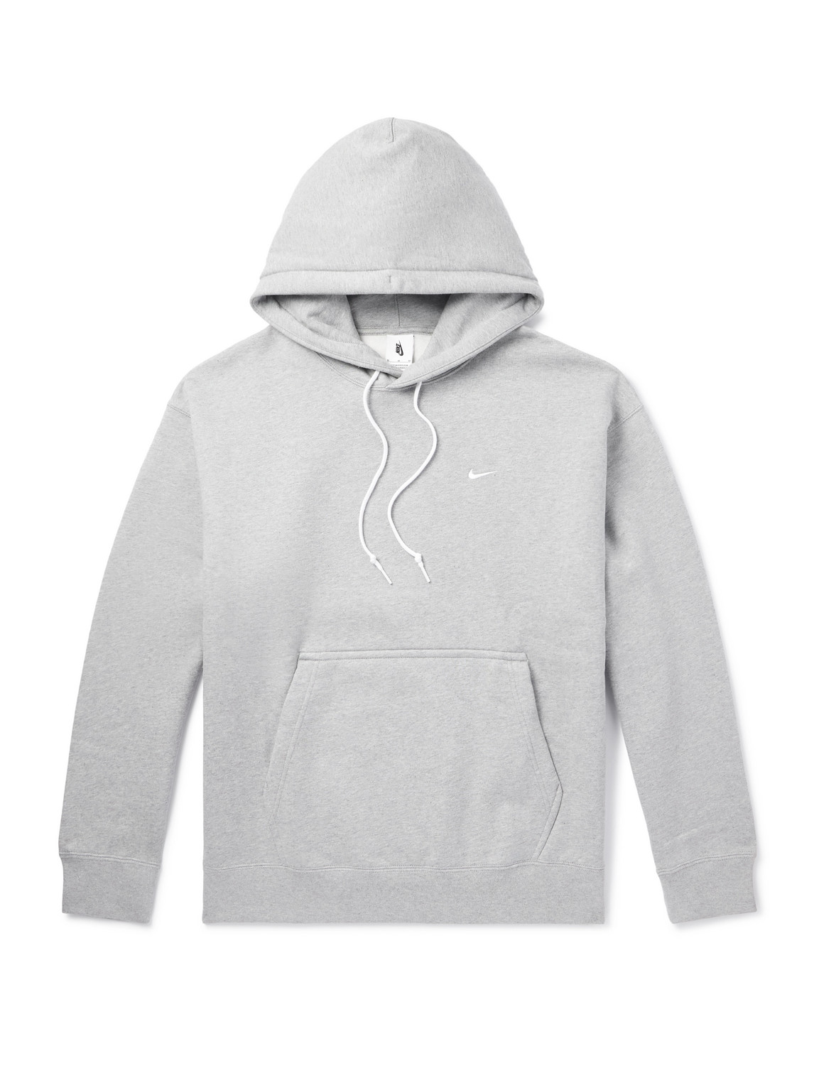 【NIKE】\"Solo Swoosh\" ナイキロゴ 起毛 フリースフーディ /gray NIKE】