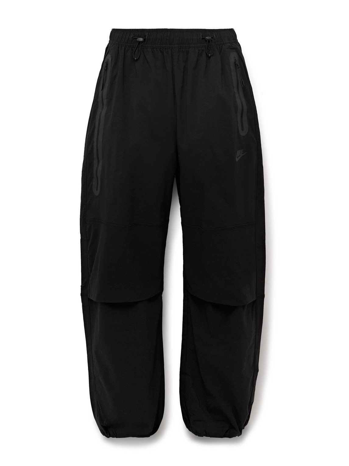 Tech Straight-Leg Nylon-Blend Drawstring Trousers