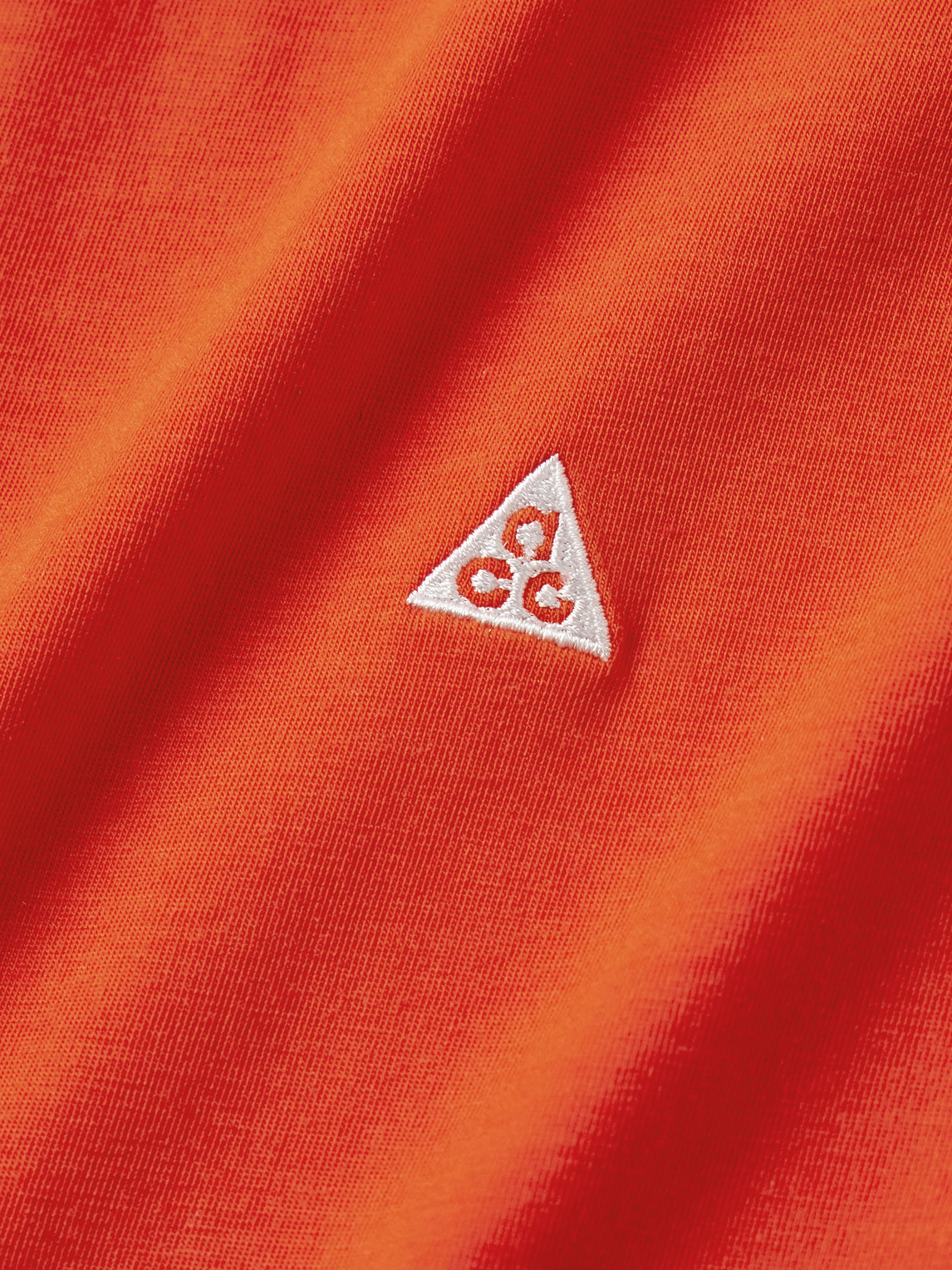 Nike Men's  Acg "goat Rocks" Dri-fit Adv Uv Short-sleeve Shirt In Orange