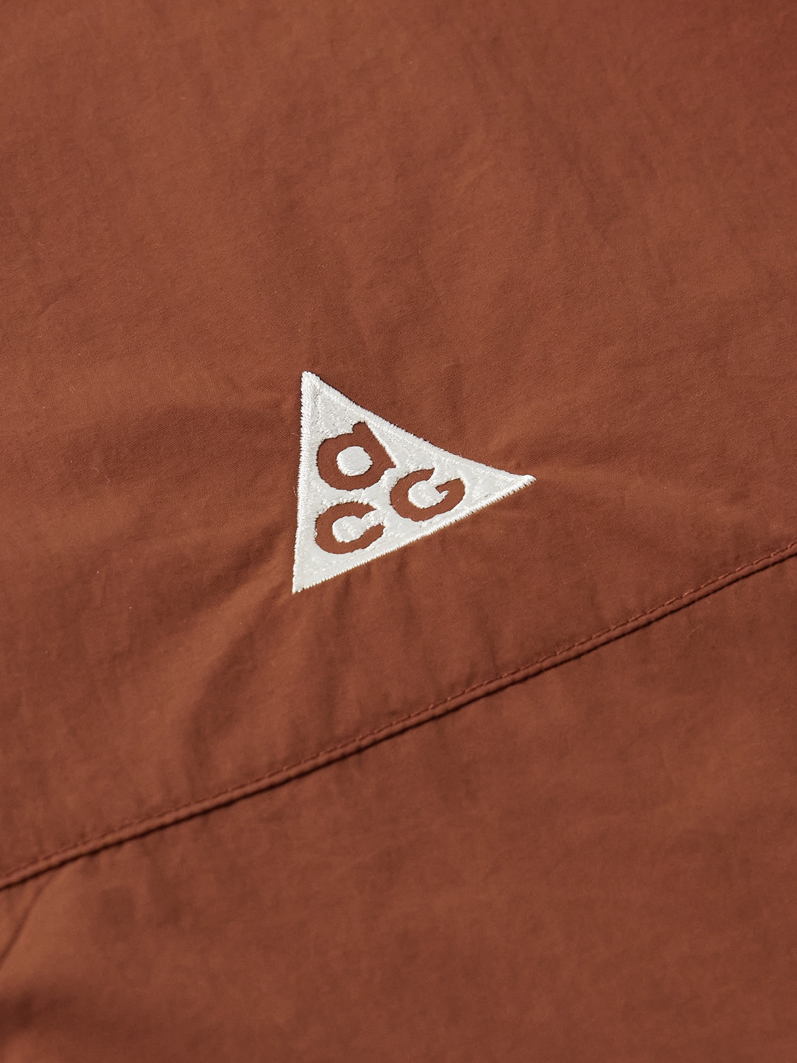 Nike Acg Orb Weaver Oversized Logo-embroidered Nylon Shirt