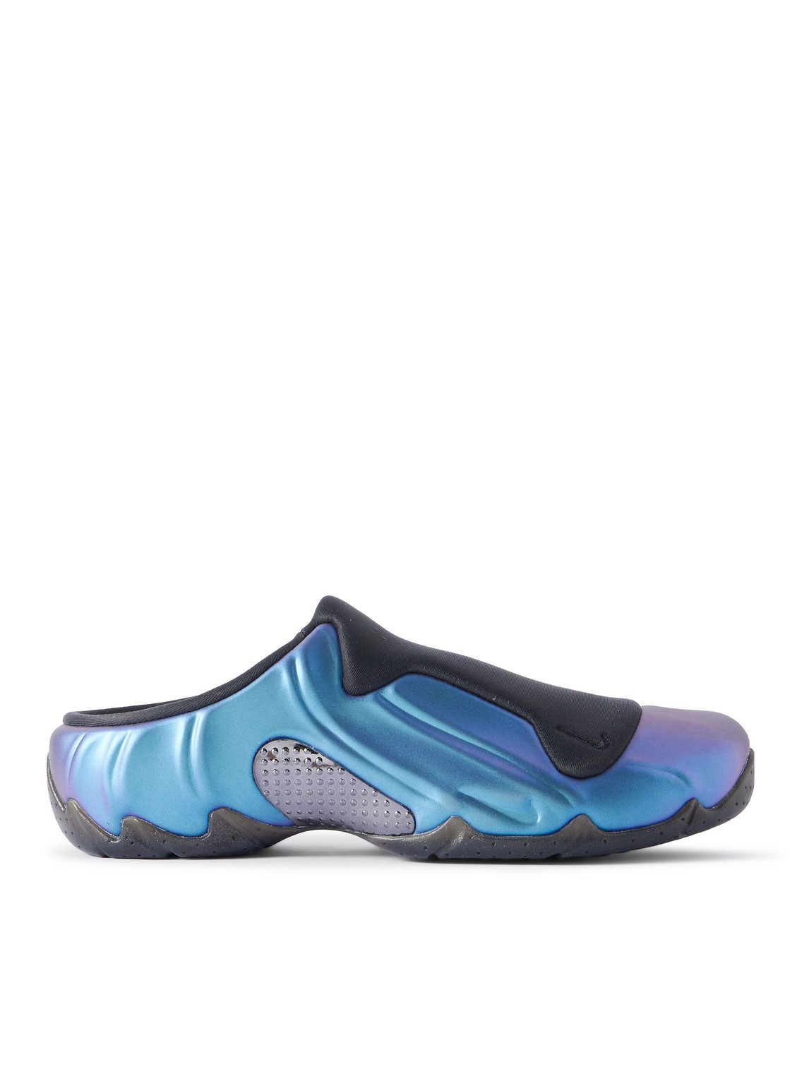Nike Clogposite Iridescent Tpu And Shell Slip-on Sneakers In Blue