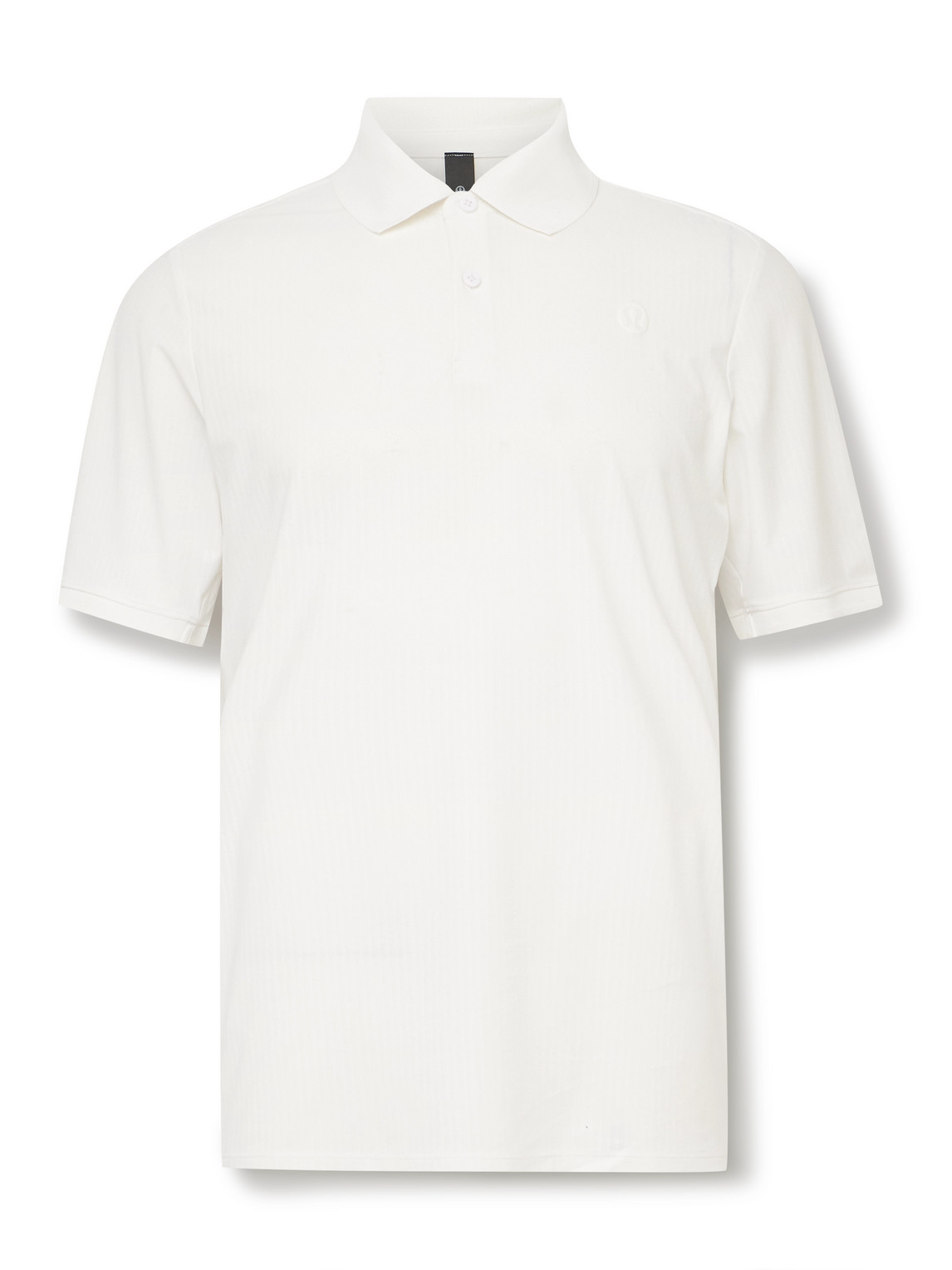 Lululemon Logo-appliquéd Striped Recycled-jersey Tennis Polo Shirt