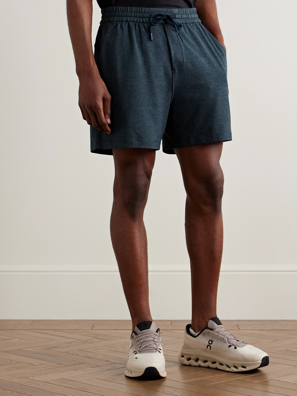 Lululemon Straight-leg Stretch Recycled-jersey Shorts