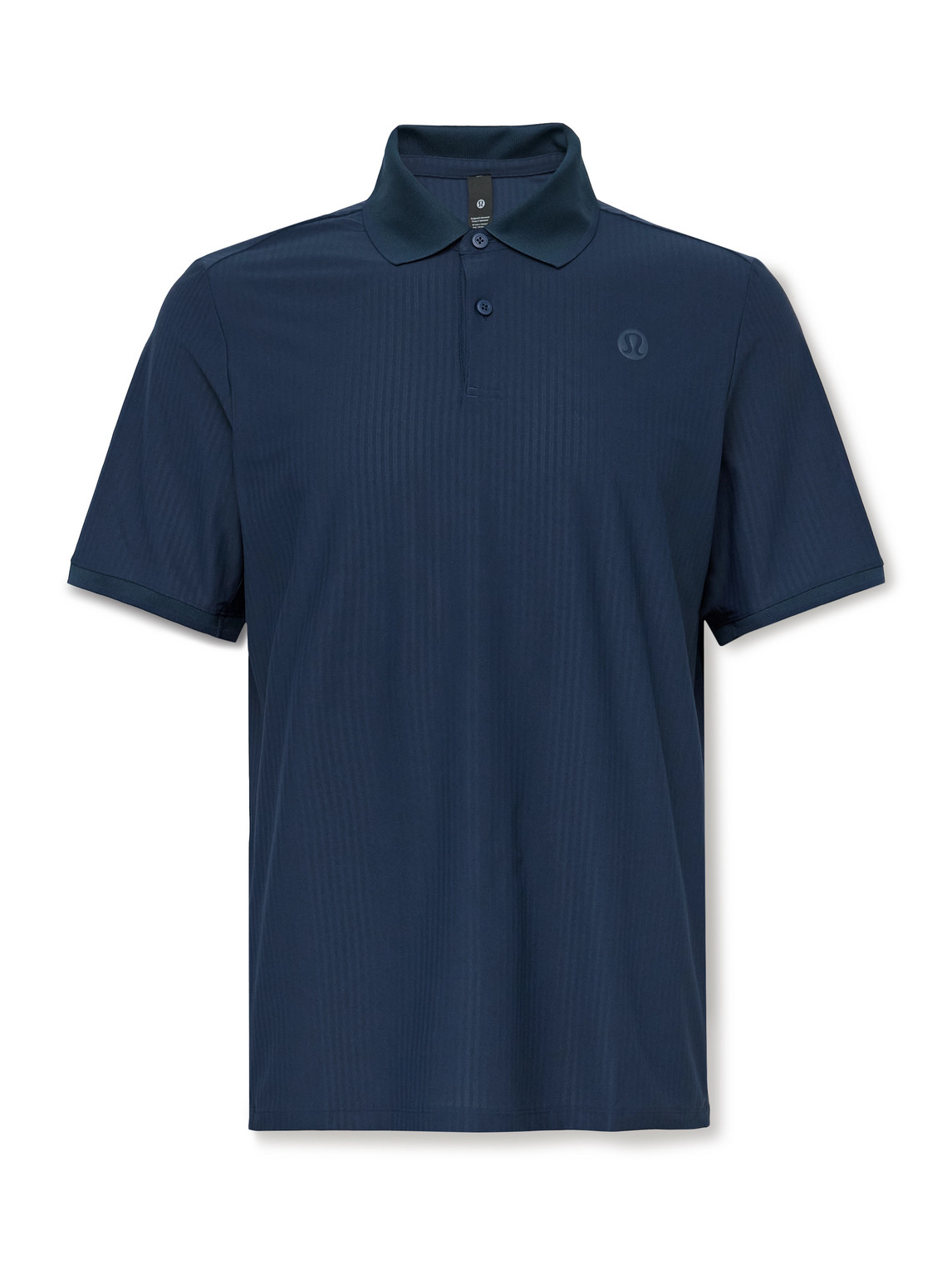 Lululemon Striped Stretch Recycled-mesh Tennis Polo Shirt