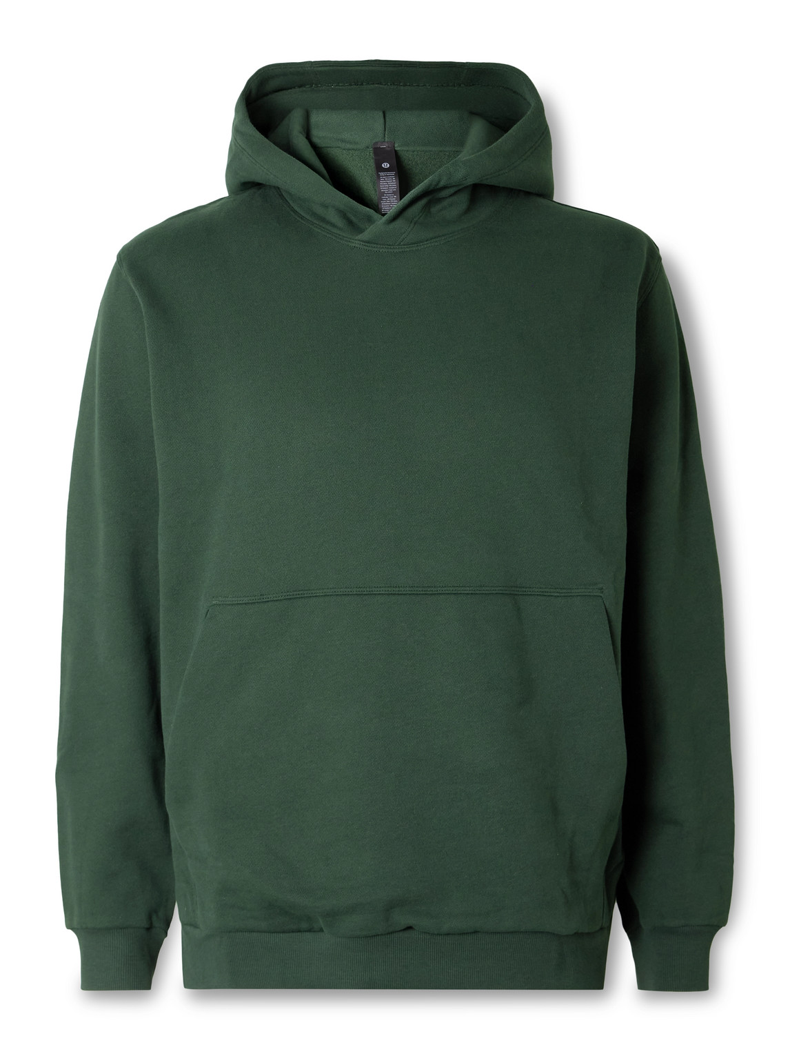Lululemon Steady State Cotton-blend Jersey Hoodie In Green