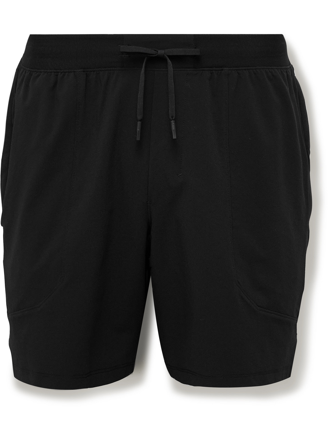 License to Train 7&quot; Straight-Leg Stretch Recycled-Shell Drawstring Shorts
