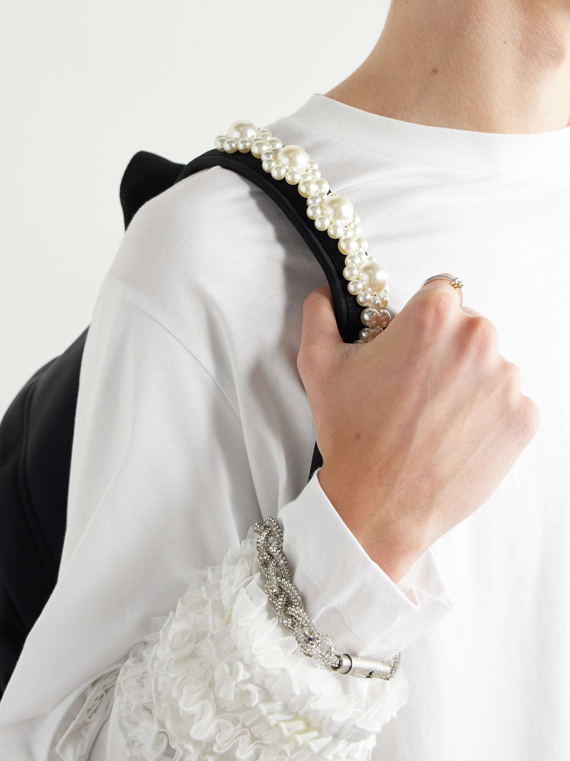 SIMONE ROCHA Utility Bow Embellished Shell Backpack for Men | MR PORTER