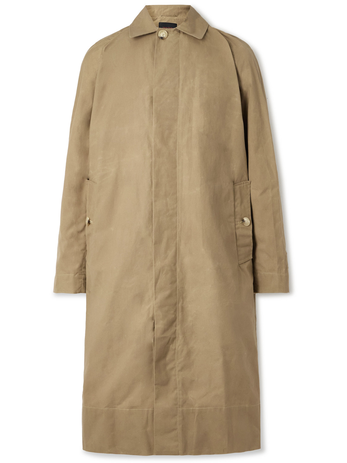 Crystal-Embellished Cotton-Gabardine Trench Coat