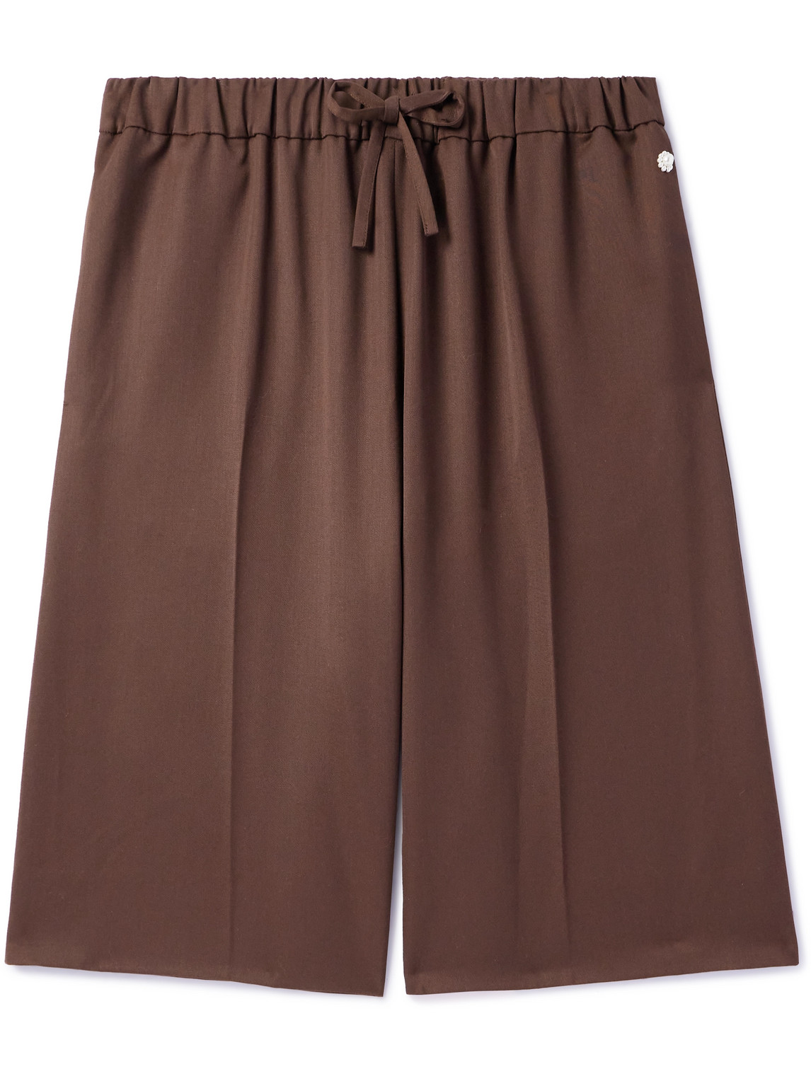 Straight-Leg Woven Drawstring Shorts