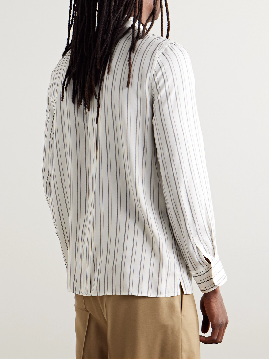 Saint Laurent Cassandre Shirt And Blouse White In White
