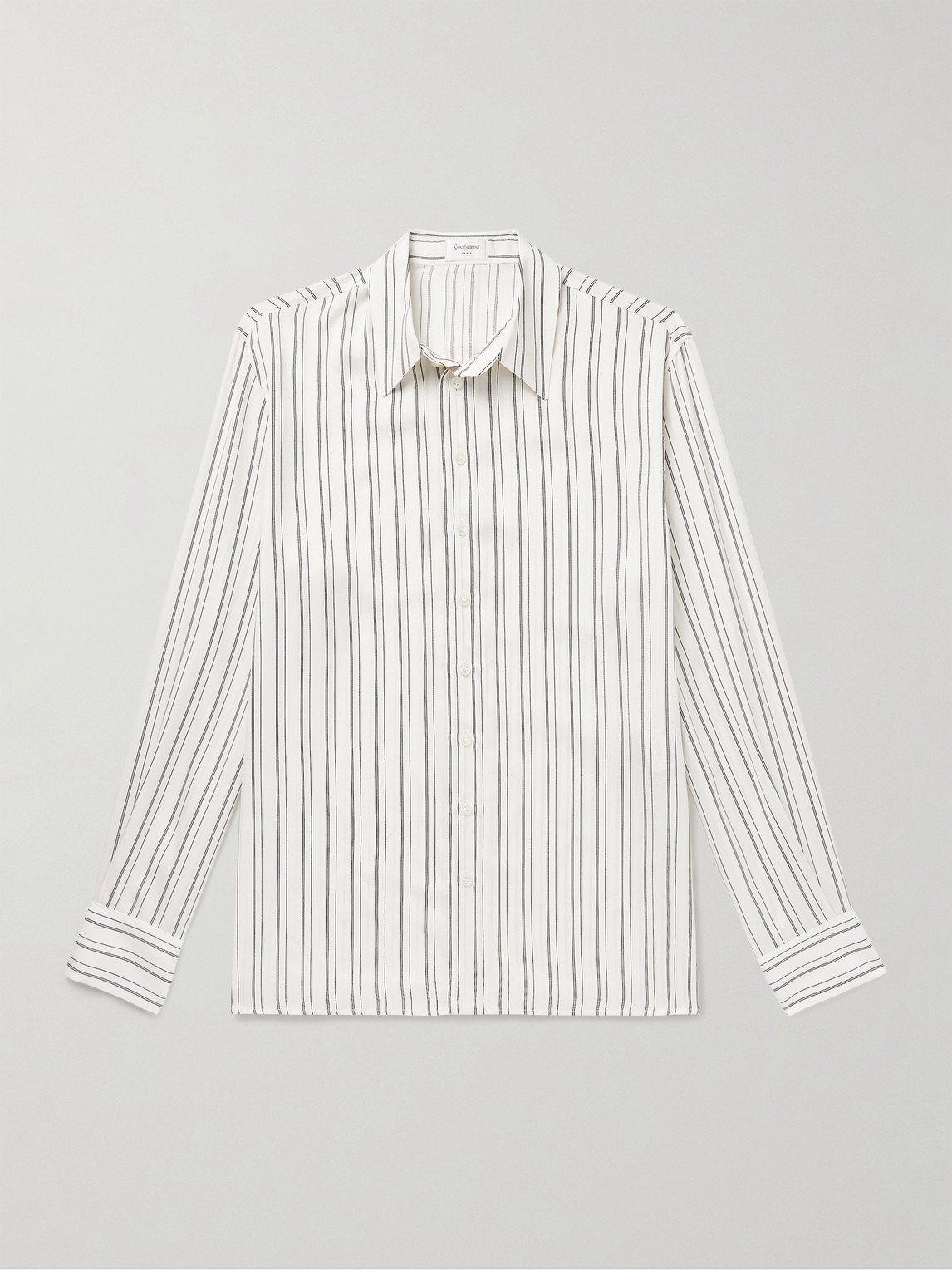 Saint Laurent Striped Silk Shirt - Men