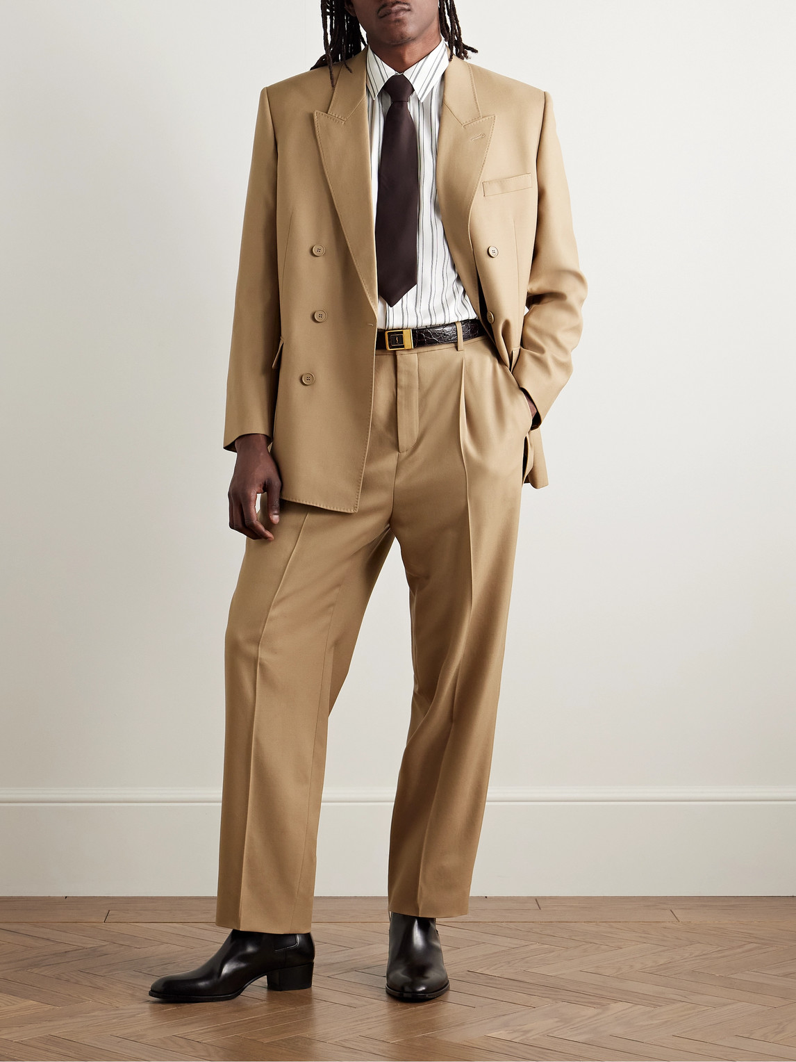 Saint Laurent Cassandre Shirt And Blouse White In White