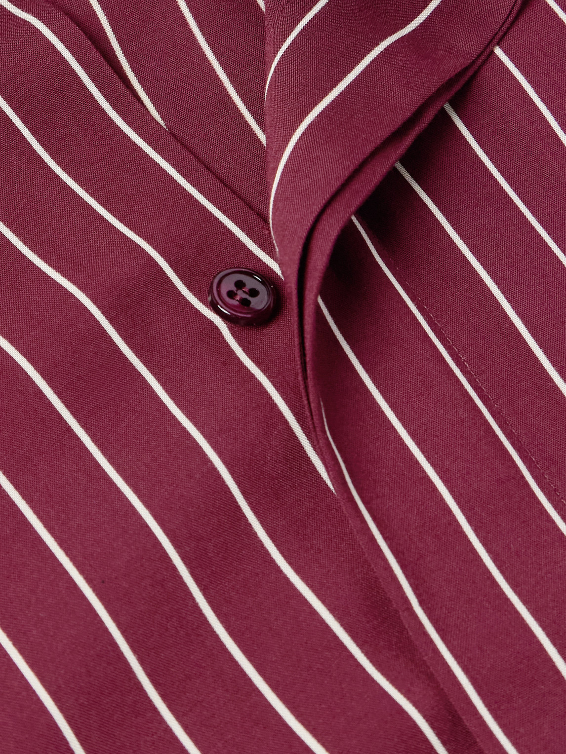 Saint Laurent Bordeaux Clothing Shirts In Red