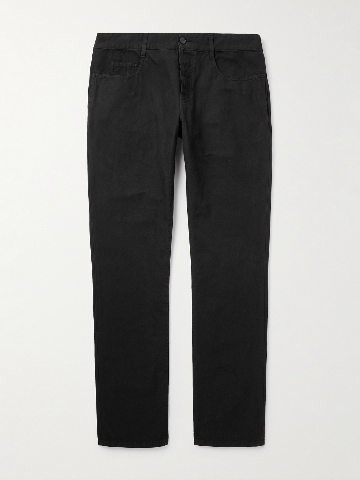 Saint Laurent Straight-Leg Cotton-Canvas Trousers - Men