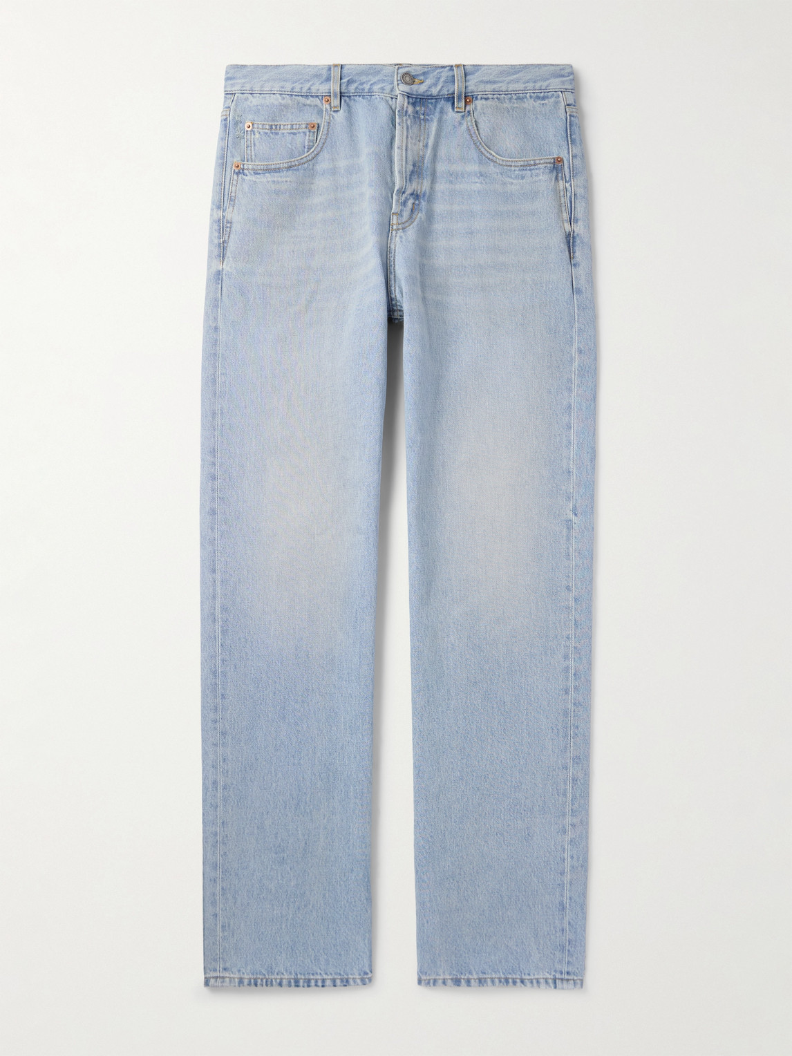 Saint Laurent Straight-leg Jeans In Blue