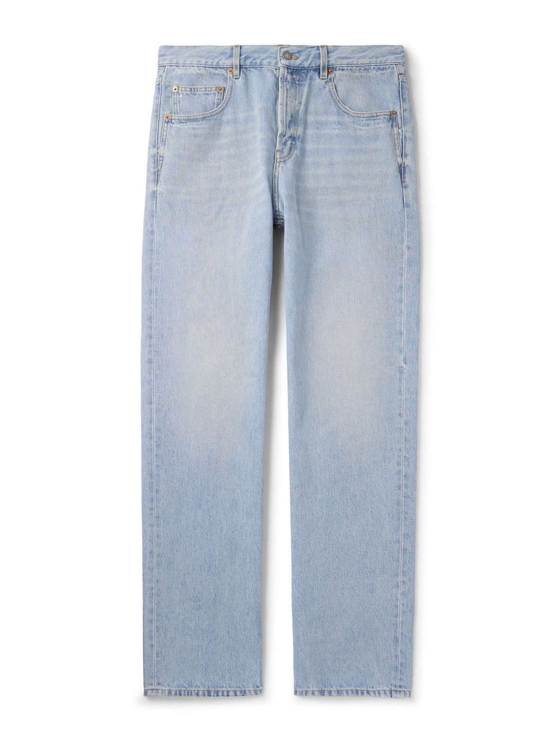 Saint Laurent Straight-leg Jeans In Blue