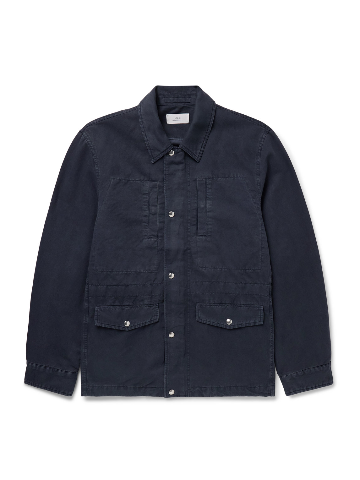 MR P. Cotton and Linen-Blend Twill Field Jacket - Men