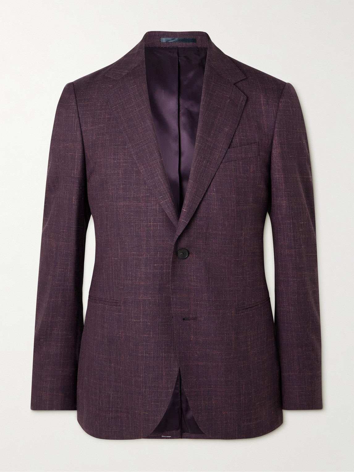 MR P. Slim-Fit Virgin Wool, Silk and Linen-Blend Suit Jacket - Men