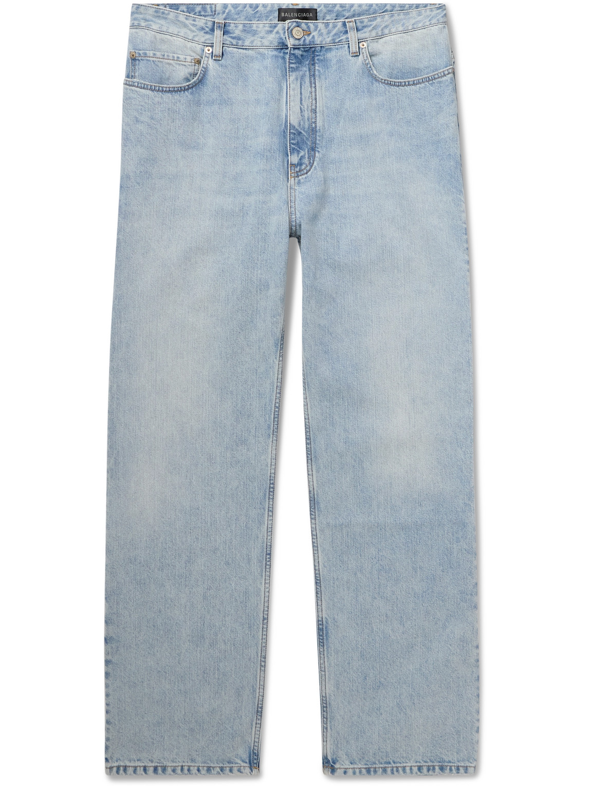 Balenciaga Straight-leg Jeans In Blue