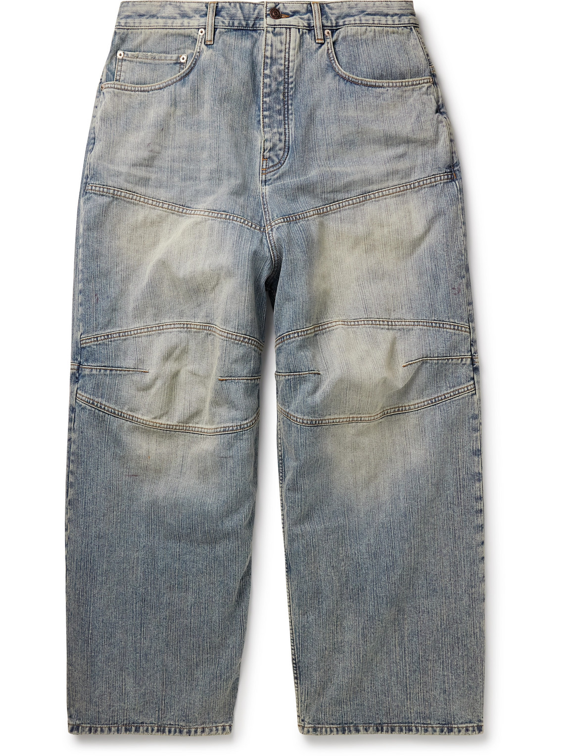 Balenciaga Wide-leg Jeans In Blue