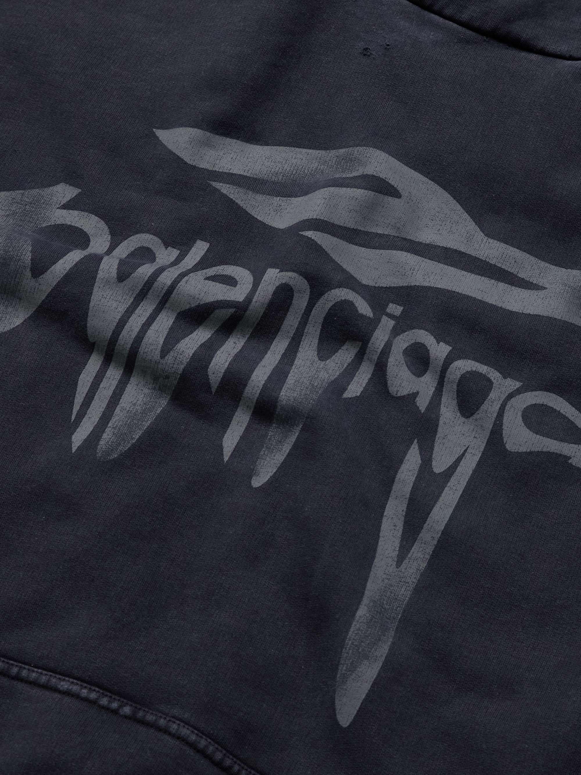 BALENCIAGA コットンジャージー オーバーサイズ フーディー BALENCIAGA コットンジャージー オーバーサイズ フーディー